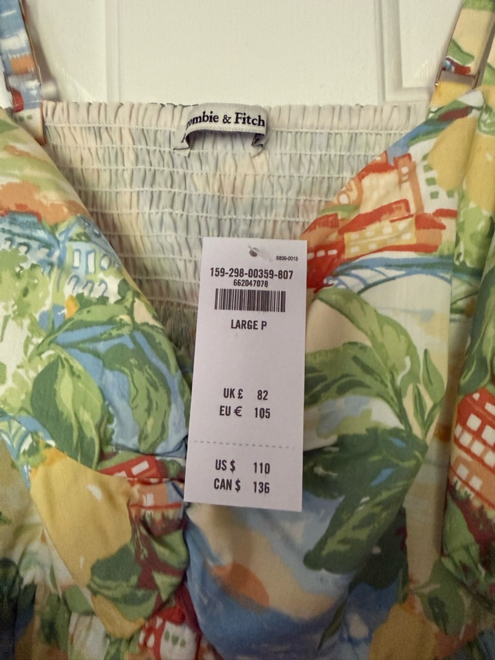 Abercrombie & Fitch Sweetheart Babydoll Maxi Dress - NWT - Picture 3 of 9
